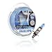 Philips 12258BVUSM Blue Vision ultra H1 Scheinwerferlampe, 2er Kit