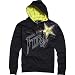 Fox Racing Rockstar Star to Finish Youth Boys Front Fleece Hoody Zip Fashion Sweatshirt - Color: Black, Size: Small