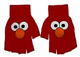 Sesame Street Elmo Cartoon TV Show Kids Fingerless Gloves