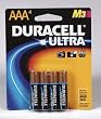 DURACELL MX2400B4Z ULTRA 4PK AAA Battery