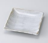 粉引14cm正角皿 【美濃焼　和皿】