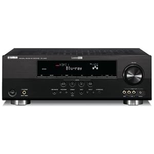 Yamaha RX V 465 5.1 AV-Receiver (5x105W, 4 HDMI in und 1 out, HD-Audio Deoder, YPAO Einmesssystem, iPod-Dock-Anschluss, Neue SCENE Funktion) schwarz