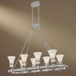 Minka Federal Restoration Chrome 8Lt Island 4284-77