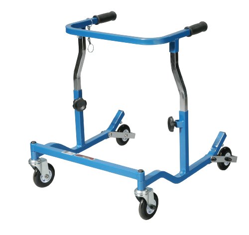 Drive Medical Anterior Safety Rollers, Blue, Pediatric