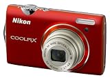 Nikon - Coolpix S5100 - Digital camera - compact - 12.2 Mpix - optical zoom: 5 x - supported memory: SD, SDHC - red
