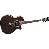 acoustic guitar Dean Exotica Walnut Acoustic Electric Cutaway Guitar with Tuner Preamp Electronics acoustic guitar