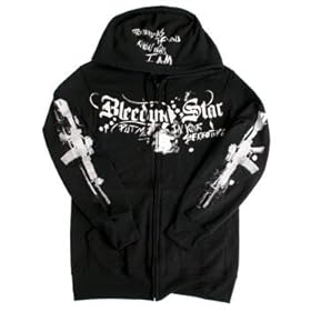 Bleeding Star Clothing - Bullet Wings Zip Up - Sweatshirt