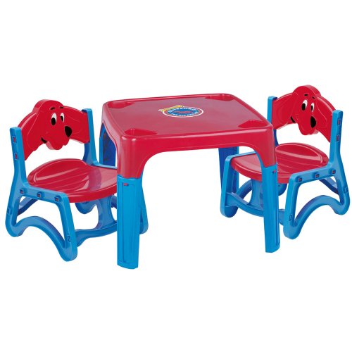Childrens Toyshop  Toys : Clifford the Big Red Dog Table and Chairs Set
