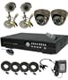 CIB R401H60W500G8752-8401 4CH Surveillance DVR Four CCD Cameras 500GB KIT. Eagleeyes Software