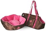 Scruffs Mode Bed & Carrier Set Chocolate & Pink