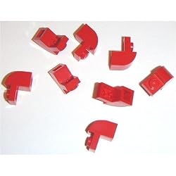 Lego Building Accessories 1 x 1 x 1 Red Brick with Arch, Bulk - 50 Pieces per Package