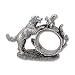 DOG AND SQUIRREL NAPKIN RING - SILVER PLATED DOG AND SQUIRREL NAPKIN RING