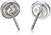 Rebecca Minkoff Rhodium Mini Facetted Stud Earrings