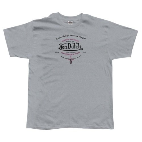 Von Dutch - Kustom Machined Grey T-Shirt