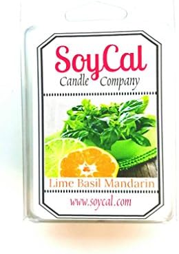 Lime Basil &amp; Mandarin Soy Wax Melt