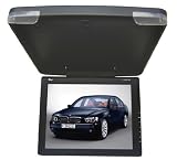 Brand NEW Tview T1508ir-black 15 Inch Thin Tft Flip Down Ceiling-mount Car Monitor with Twin Dome Lights, and Built in Ir Transmitter and Amazing Resolution and the Best Features **1024x768 Resolution**