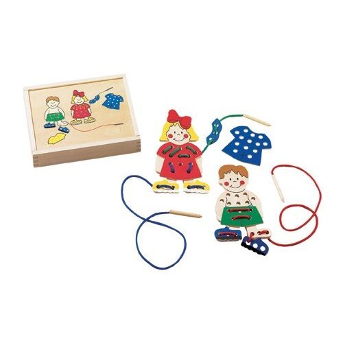 41hNGEWxn%2BL I Play Jack & Jill Wooden Lacing Set by International Playthings