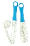 True Fabrications 2-Piece Wine and Decanter Glass Cleaning Brushes Set