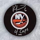 Ken Morrow New York Islanders Autographed/Hand Signed Hockey Puck