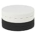 COTOWIN 1-Inch Buttonhole Elastic 10 Yards (5 Yards White,5 Yards Black)
