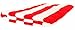 Utopia Premium Beach Towel 30-Inch x 60-Inch, 4-Pack, Red Cabana Stripe