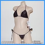 SEXY BRAZILIAN THONG BIKINI (Stunning Black) C/D Cup