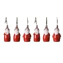 Leonardo 20472 Set Nikolaus Platzkartenhalter 6.5 cm, 6-teilig