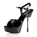 Pleaser Allure-609 5.5 Inch Stiletto Heel Platform Sandal Size 9