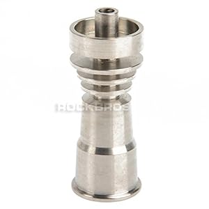 ROCKBROS Fully Adjustable Pure Titanium Grade 2 Ti Domeless Nail For Vapor Globe Globes Dome Jointed Female 14mm 18mm