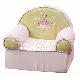 Lambs & Ivy Slip Covered Chair in Swan Lake