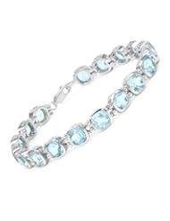 Genuine Morne Rouge (TM) Bracelet. 21.60 Ctw Topaz Sterling Silver Bracelet - Material/Stone: Topaz. 19.1 grams in weight and 7.25 inches in length. 100% Satisfaction Guaranteed.