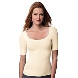 On Top and In Control Elbow Length Scoop Neck Top