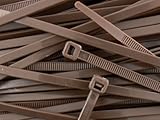 8 Inch Brown Standard Nylon Cable Tie 100pk