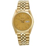 Seiko Mens SGF206 Dress Gold-Tone Watch