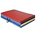 Giantex 4’x10’x2″ Folding Gymnastics Gym Exercise Mats Stretching Yoga Mat Multi-color