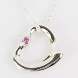 ティファニー TIFFANY&Co.ティファニーオープンハートペンダント(S)ピンクサファイア【並行輸入品】