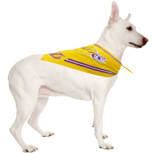 Sporty K9 Los Angeles Lakers Dog Bandana, Small at Amazon.com