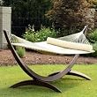 Hatteras Roman Arc Wicker Hammock Stand
