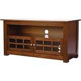 Sanus Systems Bfv146-Cn1 Basic Foundations 56-Inch, 3-Shelf Wood TV Stand ( ....