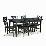Ebony Finish SevenPiece Breakroom Set