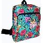 Tropical Floral Flowers Small Backpack - CUTE Travel Day BAG