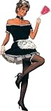 Rubie's Co French Maid Complete Adult Value Costume, Black/White, One Size