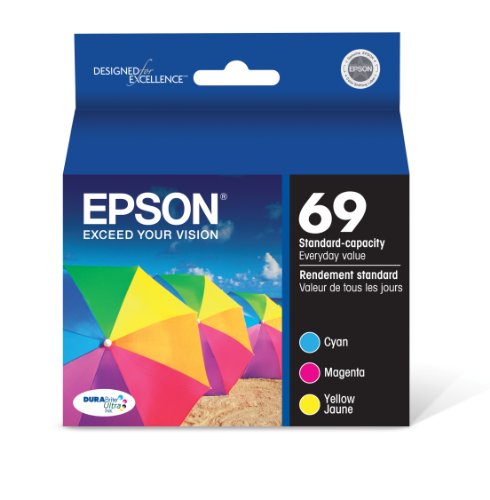Epson DURABrite Ultra 69 Standard-capacity Inkjet Cartridge Color Multipack (1 Cyan, 1 Magenta, 1 Yellow) (T069520)