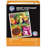 2 X HP Bright White Ink Jet, 24lb, 8.5 x 11 inch, 97 Bright, 500 Sheets/1 Ream (203000)
