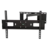 Ultra Slim Dual Arm Tilt and Swivel Adjustable Wall Mount Corner Bracket for 32 - 60 inch screen LCD LED Plasma 3D Flat Panel TV HDTV (VESA Standard up to 600x400mm)
