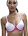 Yvette Padded Underwire Women Sports Bra-Adjustable/Criss cross/Racerback