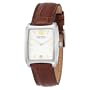 Nautica Men's N07545 Leather Square Analog  Watch