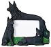 GERMAN SHEPHERD Black Family DOG Photo Picture FRAME Figurine F18B 4 x 6