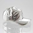 Tree Dimensional Baseball Cap Charm in Sterling Silver, #9523