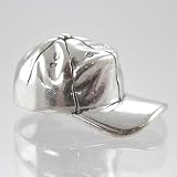 Sterling Silver Baseball Cap Charm, #9523